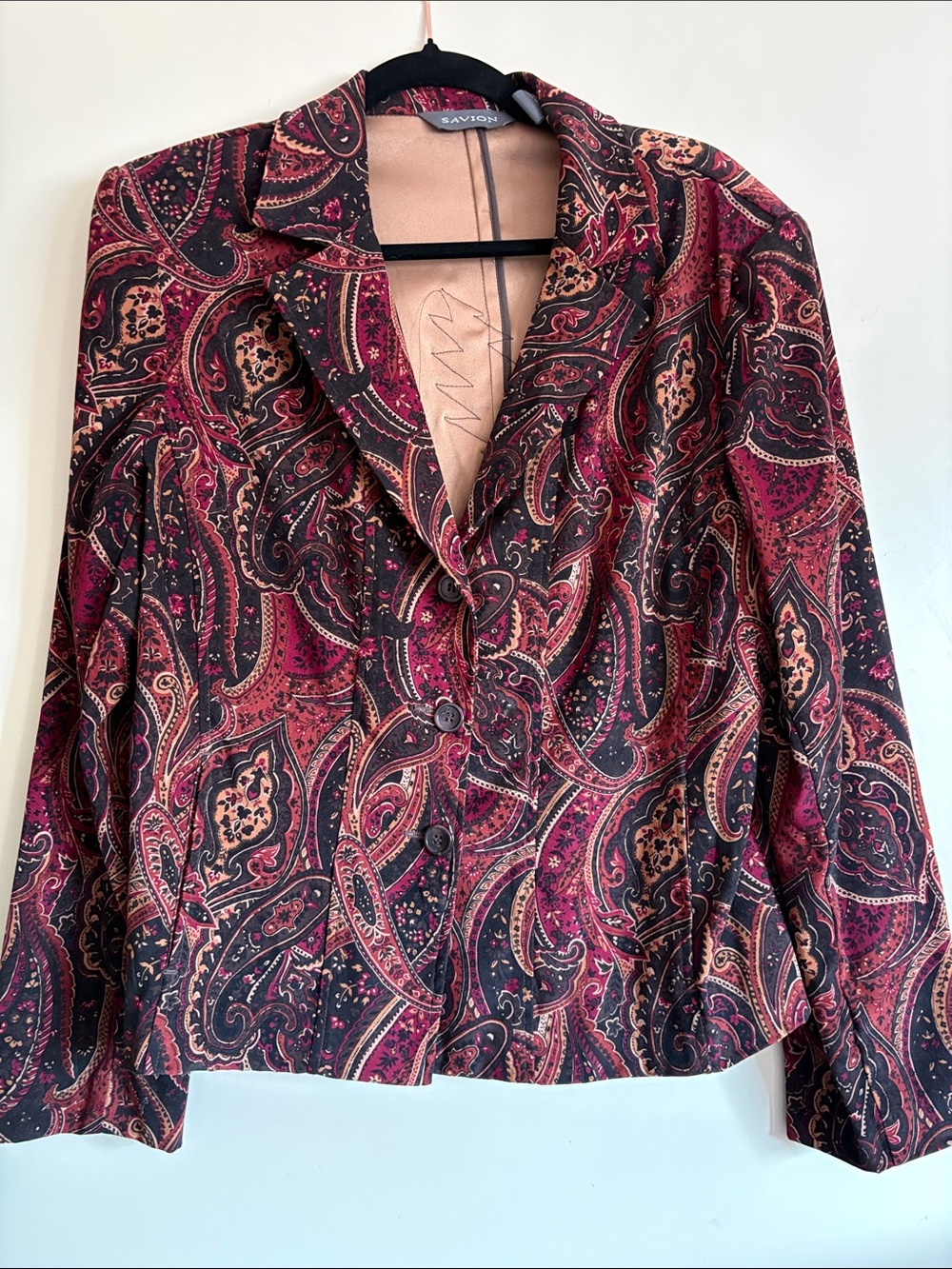 Grateful Dead inspired Paisley Bolt Vintage Blazer Jacket